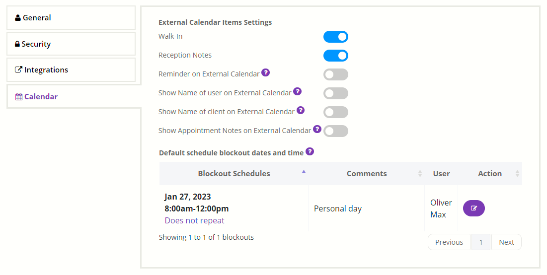 My profile – ProClient