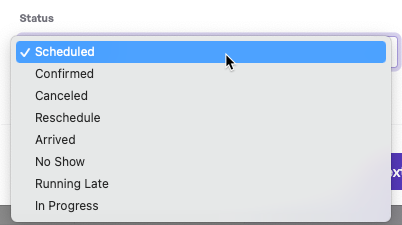 How to schedule appointments