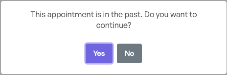 How to schedule appointments