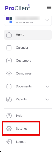 Settings - Billing