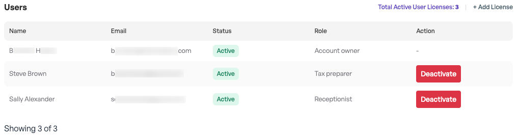 Settings - Billing
