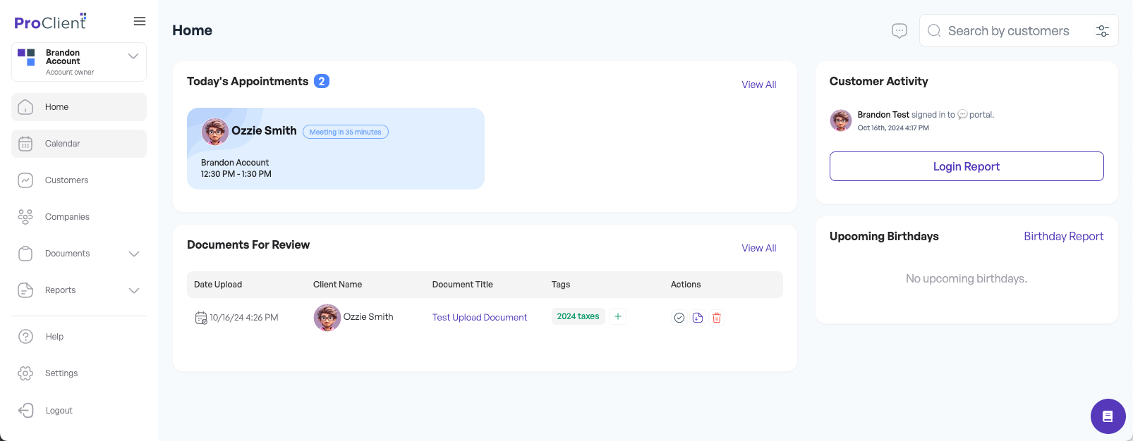ProClient FAQs