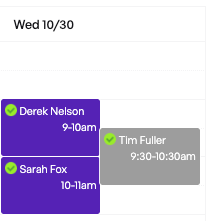 How to edit and adjust appointments