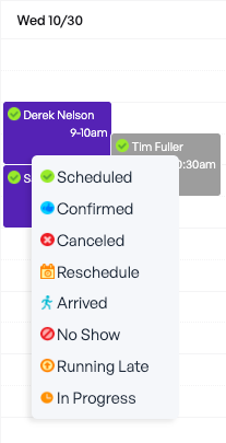 How to edit and adjust appointments